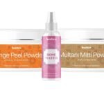 Beaface Combo Pack Multani Mitti Powder Acne Remover - 100gm Rosewater for Fresh Smooth Glowing Skin - 100ml Orange Peel Powder Skin Natural Bleacher - 100gm (Pack-3)