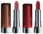 Maybelline New York Color Sensational Creamy Matte Lipstick, 691 Rich Ruby, 3.9g And Maybelline New York Color Sensational Creamy Matte Lipstick, 660 Touch of Spice, 3.9g - Fast UK Delivery
