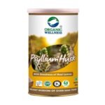 Organic Wellness Isabgol Whole Psyllium Husk Powder - 100g, With Dietary Fiber, Supports Heart Health & Digestive System, Gluten Free, Non-GMO Project Verified - Fast UK Delivery