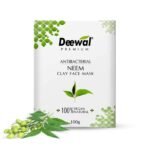 Deewal Premium Neem Clay Face Mask | 100% Vegan & Natural | Purifies & Nourishes | Antibacterial & Anti-Acne Face Mask | Hydrating & Detoxifying Clay Pack | Deep Cleansing for Clear & Glowing Skin | For All Skin Types - Fast UK Delivery