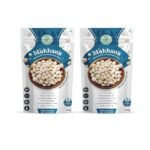 H&H HEALTH & HYGIENE Tasty and Healthy Makhana| No added Preservatives and No artificial Flavors | Eat & Cook Foxnuts | Snacks Naturally Fat-Free Healthy Snacks (200g (Pack Of 2) - Fast UK Delivery