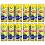 Liptons Ice Tea Lemon 320ml (Pack of 12 Cans x 320ml Each) Imported - Fast UK Delivery
