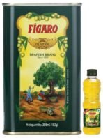 Figaro Olive Oil- Pure Olive Oil 200ml Tin & Figaro Olive Oil- Pure Olive Oil - 100ml Bottle - Fast UK Delivery
