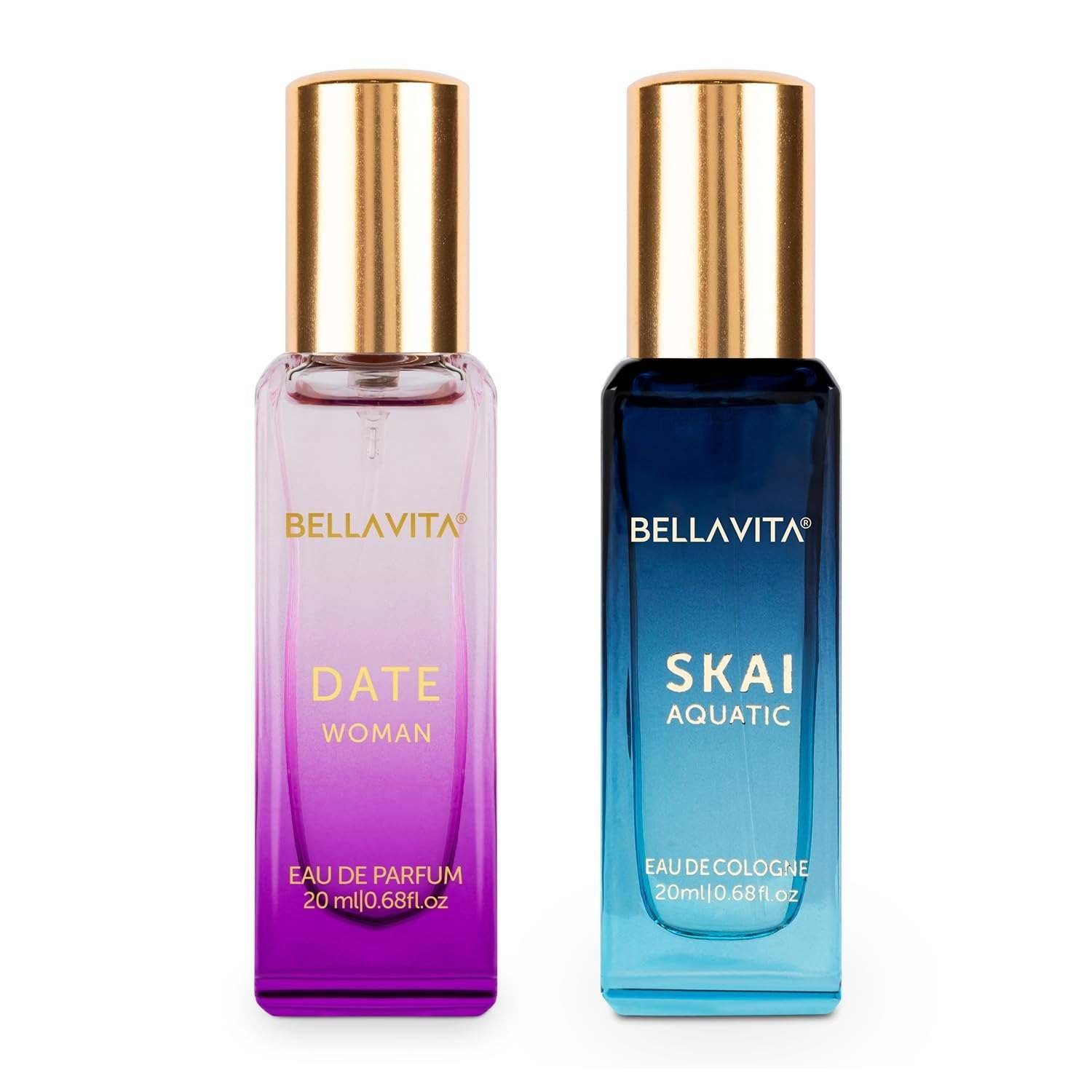 uk61TWS6yzXkL-1.jpg Bella Vita Luxury Skai Aquatic & Date Women Perfume Combo with Bergamot, Pink Pepper|Fruity Long Lasting EDC, EDP Fragrance Liquid Scent Pack of 2, 20 Ml each - Fast UK Delivery - Image 1