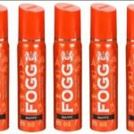 FOGG Men & Women Happy Mobile Pack Deo 25Ml Each (Pack Of 5) Fresh Scent Deodorant Spray - & (125 Ml, Pack Of 5) - Fast UK Delivery