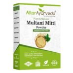 Attar Ayurveda Multani Mitti (Fuller Earth) Powder for face and hair pack - 200g - Fast UK Delivery