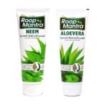 Roop Mantra Face Wash Combo (Neem Facewash 115ml + Aloevera Facewash 115ml) - Fast UK Delivery