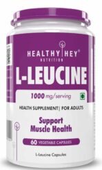 HealthyHey Nutrition L-Leucine 60 Capsules - Fast UK Delivery