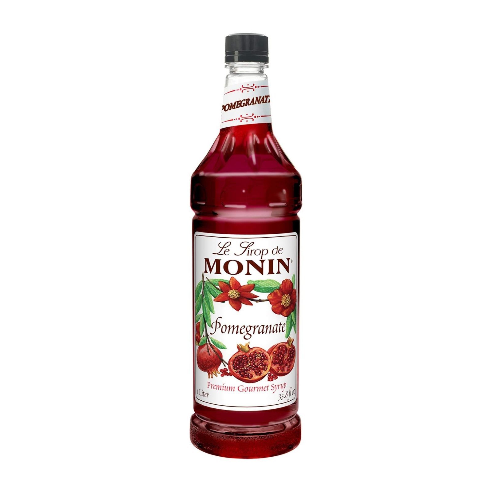uk61UeYpcTG8L-1.jpg Monin Rich Red Pomegranate Syrup 1 Liter - Fast UK Delivery - Image 1