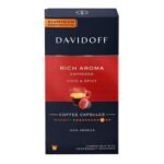 Davidoff Rich Aroma Espresso Vivid & Spicy Coffee 10 Capsules - 10/12 Intensity - 100% Arabica - 55G - Fast UK Delivery