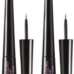 Maybelline New York Liquid Liner, Smudge Proof and Waterproof, Liquid Eyeliner, Hyper Glossy Liquid Liner, Black 3g (Pack of 2) - Fast UK Delivery