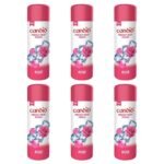 Candid Prickly Heat Powder With Rose | 120 Gm (Pack of 6) - Fast UK Delivery