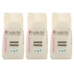 Praakritik Organic Jaggery Powder, 500g (Pack of 3) - Fast UK Delivery
