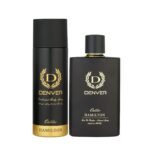 DENVER Caliber Perfume - 100ML & Caliber Deo - 200ML (Combo Pack of 2) | Long Lasting Fragrance for Men - Fast UK Delivery