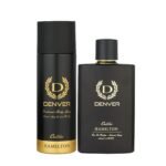 DENVER Caliber Perfume - 100ML & Caliber Deo - 200ML (Combo Pack of 2) | Long Lasting Fragrance for Men - Fast UK Delivery