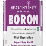 HealthyHey Nutrition Boron Advanced Chelated - 250 Veggie Capsules - Gluten Free, Non-GMO - Fast UK Delivery
