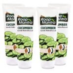 Roop Mantra Cucumber Face Wash 115ml (Herbal Face Wash for All) (Pack of 4, 115ml) - Fast UK Delivery