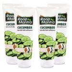 Roop Mantra Cucumber Face Wash 115ml (Herbal Face Wash for All) (Pack of 4, 115ml) - Fast UK Delivery