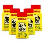 Pet Saffa Granules | Natural Laxative | Constipation Relief | Relief from disgetive problems like Acidity, Gas & Bloating - 60g (Pack of 5) - Fast UK Delivery