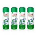 Candid Prickly Heat Powder | Relief from Rashes & Prickly Heat | Neem & Menthol Cooling | Soothing Relief from Itching & Burning | Sweat Absorption | Controls Bacterial Growth | 120g | Pack of 4 - Fast UK Delivery