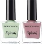 FACESCANADA Splash Glossy Finish Nail Enamel Set Of 2 - Floral Dream & Linty (16Ml) - Fast UK Delivery