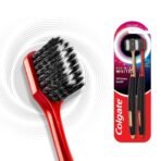 Colgate Visible White O2 Manual Toothbrush - 2 Pcs, Ultra Soft Toothbrush for Adults, Helps prevent Bad Breath, Cavities, Enamel & Gum Problems. - Fast UK Delivery