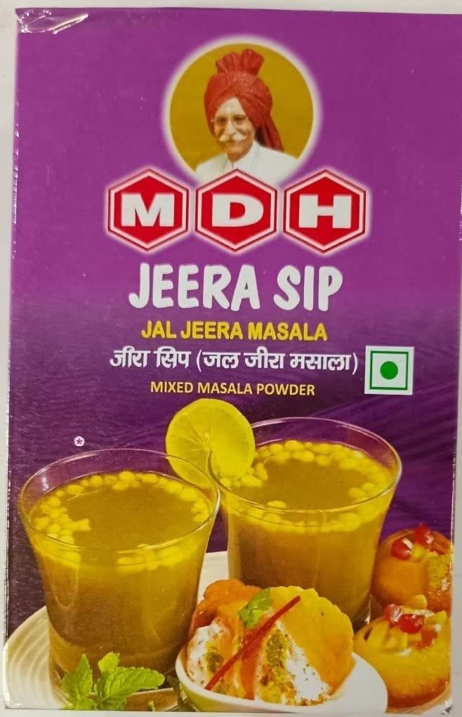 uk61WtL49OrhL-1-1.jpg MDH Jal Jeera - Lemon, Powder, 100 Gm - Fast UK Delivery - Image 1