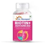 DR. MOREPEN Biotin+ Tabs | With Multivitamins, Amino Acids, Natural Extract of Amla, Turmeric & Green Tea, Bhringraj & Brahmi | (60 Tablets) - Fast UK Delivery
