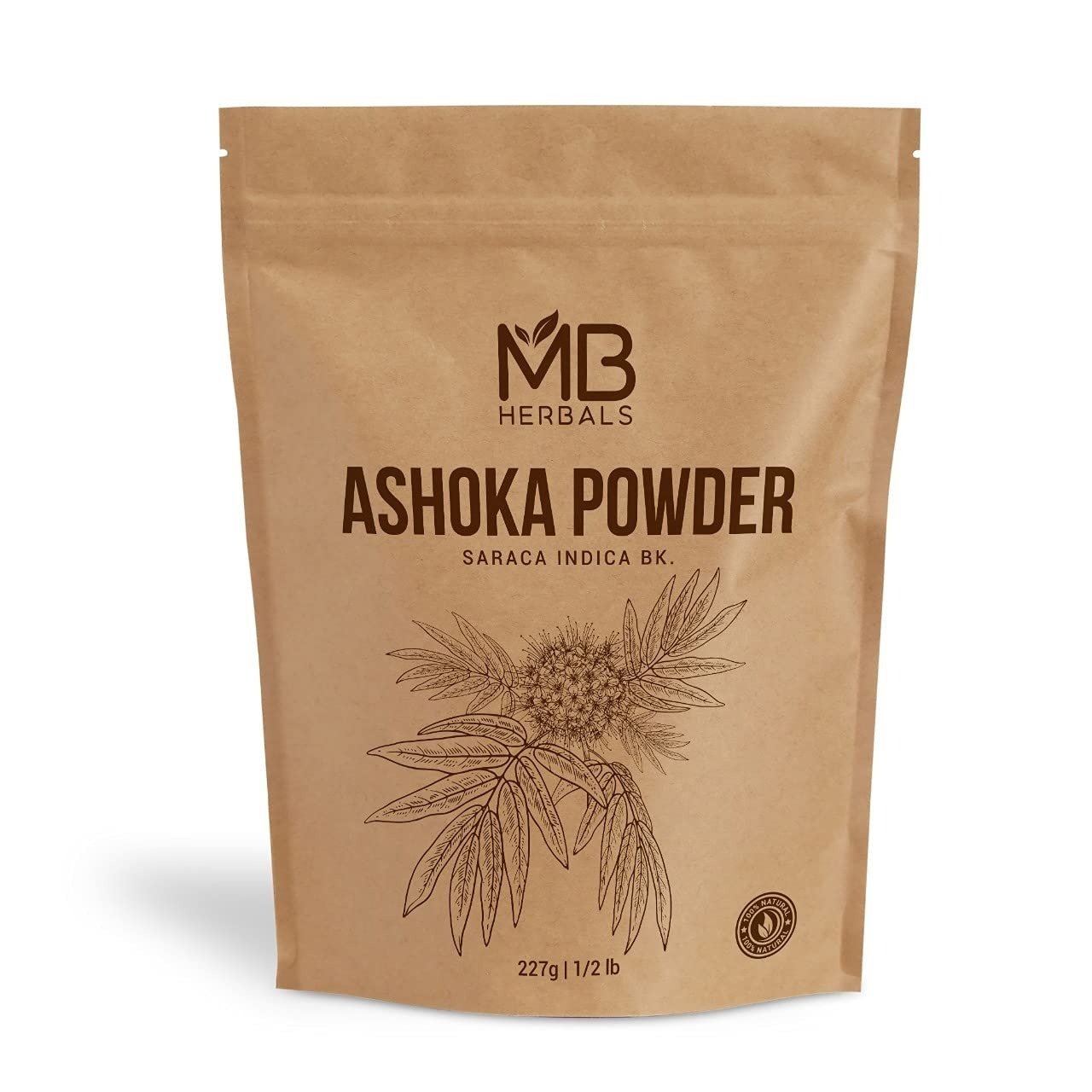 uk61X9564wkVS-1.jpg MB Herbals Ashoka Powder 227 gr Saraca indica - Image 1