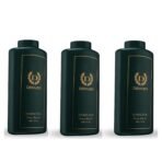 DENVER Hamilton Premium Body Talc - 300GM Each (Pack of 3) | Scented Talcum Powder for Men - Fast UK Delivery