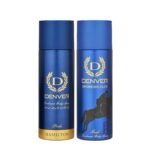 DENVER Pride Deo and Goal Deo - 200ML Each (Combo Pack of 2) | Long Lasting Deodorant Body Spray for Men - Fast UK Delivery