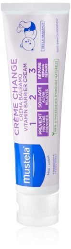 Mustela Vitamin Barrier Cream for Kids - 3.88 oz Cream - Fast UK Delivery