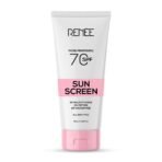 RENEE Pore Minimizing Sunscreen Spf 70 With 2% Niacinamide For All Skins, 2% Peptide & 3% Multivitamins, 50Ml - Fast UK Delivery