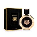 Bella Vita Luxury TIGER Man Liquid Eau De Parfum With Bergamot, Pink Pepper, Patchouli, Lavender, Agarwood & Oud Premium, Long Lasting Woody Fragrance For Men, 100ml - Fast UK Delivery