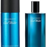 Davidoff Cool Water For Men Eau De Toilette Spray, 4.2 Ounces & Cool Water Body Spray, 150ml For Men Combo - Musk, Spicy, Lavender, Jasmine - Fast UK Delivery