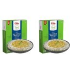 Gits Ready to Eat Jeera Rice & Dal Tadka Combo Meal, Pure Veg, Heat and Eat, 375g (Pack of 2) - Fast UK Delivery
