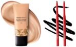 FACESCANADA Peaches N Cream Tinted Moisturizer - Light 01, 35 G And Facescanada Magneteyes Metallic Kajal Pencil - Black,0.35G (Pack Of 2) - Fast UK Delivery