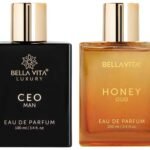 Bella Vita Luxury Ceo Man Liquid Eau De Parfum Honey Oud Unisex Eau De Parfum With Bergamot Patchouli Vanillapremium Long Lasting Sweet & Spicy Fragrance For Men & Women 100Ml,Black - Fast UK Delivery