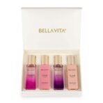 Bella Vita Luxury Woman Eau De Parfum Gift Set 4x20 ml for Women with Date, Senorita, Glam, Rose Perfume|Floral, Fruity Long Lasting EDP Fragrance Scent - Fast UK Delivery