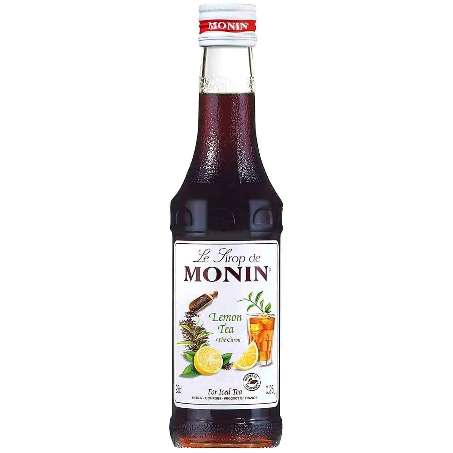 uk61Z7R7mbChL-1.jpg Monin Lemon Tea Bottle, 250 ml - Fast UK Delivery - Image 1