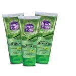 BOROPLUS Aloe Vera Gel for Hydration, Scars, Dryness, Dark Spots, Acne (All Skin) 450ml (Pack of 3) - Fast UK Delivery