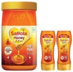 Saffola Honey Active, Made with Sundarban Forest Honey,2 x 350g & Saffola Honey Active, Made with Sundarban Forest Honey,1Kg - Fast UK Delivery