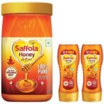 Saffola Honey Active, Made with Sundarban Forest Honey,2 x 350g & Saffola Honey Active, Made with Sundarban Forest Honey,1Kg - Fast UK Delivery