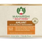 Maharishi Ayurveda Amlant For Acidity Heartburn Gas & Bloating, Strengthens Digestive System Helps in reducing Acidity Recurrence Quick Relief from Acidity Clinically Proven Enriched with Haritaki and other 14 other potent Herbs 60 Tablets Pack of 1 - Fast UK Delivery