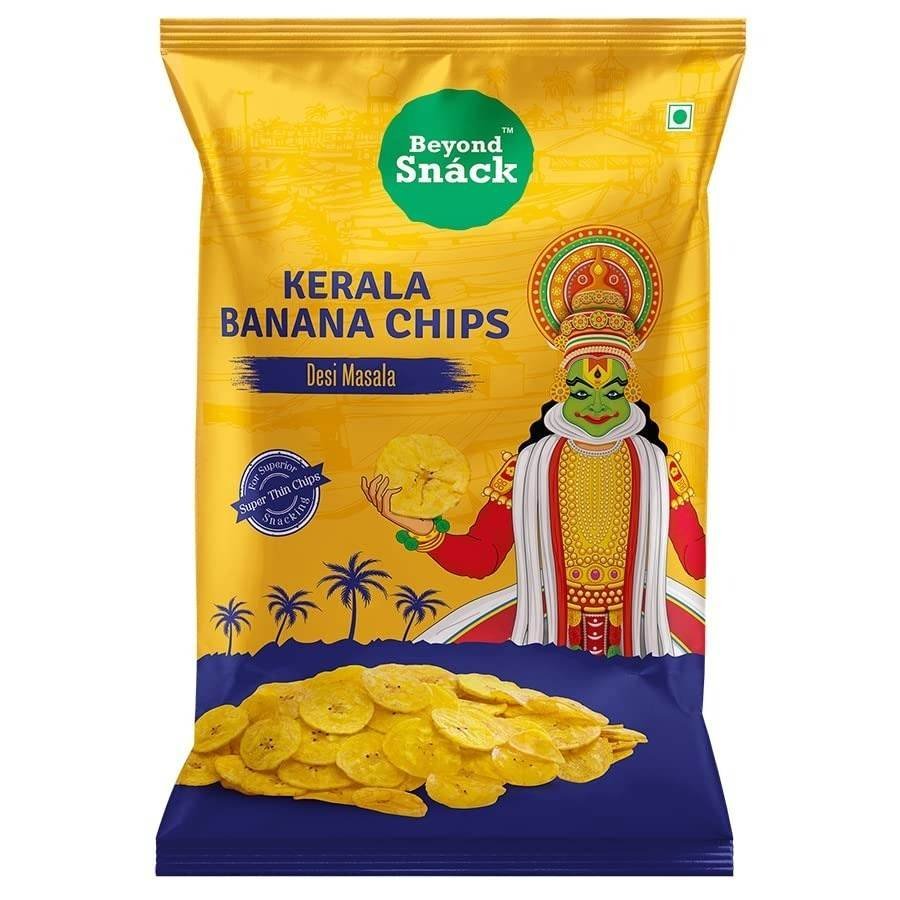 uk61aZW4NkCCL-1-1.jpg Beyond Snack Kerala Banana Chips -Desi Masala 75 Gms - Fast UK Delivery - Image 1