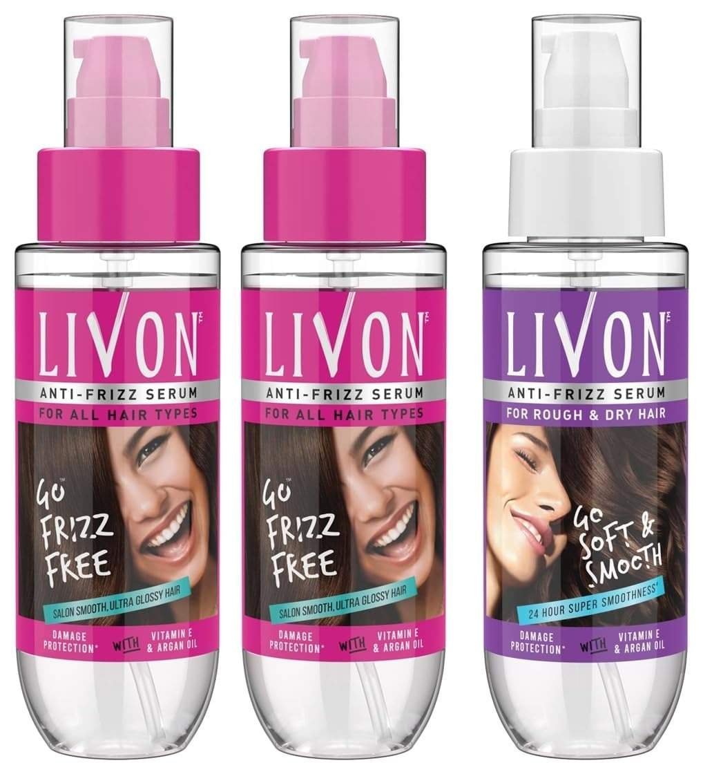 uk61b9oER2yL-1.jpg Livon Serum, 100Ml (Pack Of 2) And Serum For Rough & Dry Hair, 100 Ml - Fast UK Delivery - Image 1