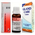 KRIG'S Dr Reckeweg R19 Medicine & Glandcare Tablets Combo - Fast UK Delivery