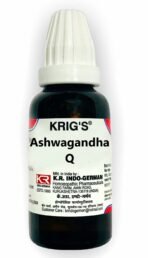 KRIG'S Ashwagandha Q - 30mL Set Of 3 | Homeopathic Mother Tincture - Fast UK Delivery