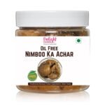 Delight Foods Oil Free Nimboo Ka Achaar 350g |Lime Pickle | Indian Preserve, Chutney, UppinKai, Chakna - Fast UK Delivery