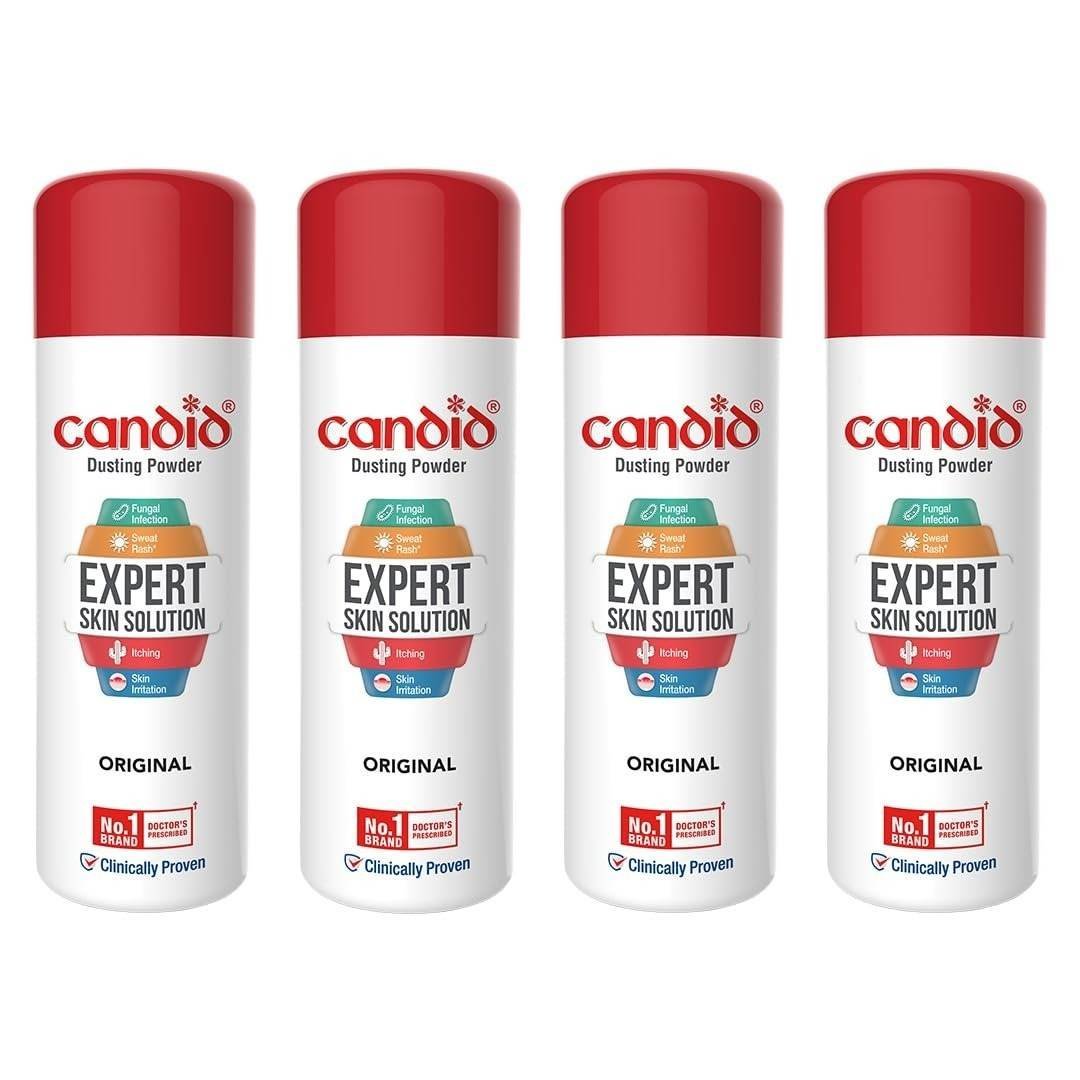 uk61cPeDTZVtL-1-1.jpg Candid Dusting Powder | Expert Skin Solution |Doctor's Prescribed No.1 Brand | Prevents Sweat Rash, Itching, Fungal Infection & Skin Irritation | Anti-fungal Powder | Clotrimazole | 250g | Pack of 3 - Fast UK Delivery - Image 1